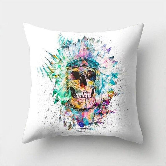 Indian Skull Pillow