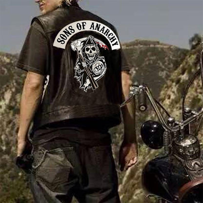 Jacket Leather Sons Of Anarchy | Skull Action