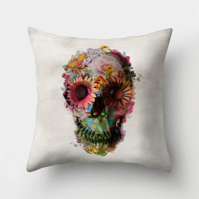 Jasmin Skull Pillow