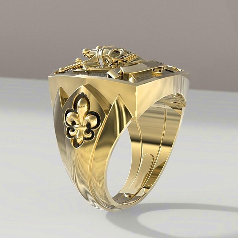 Knight Finger Ring | Skull Action