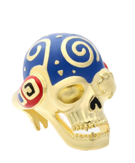 ladies skull ring