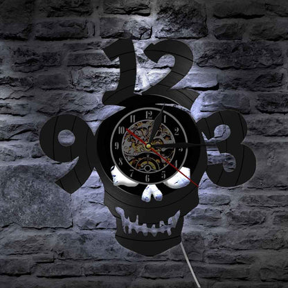 Large Skull Wall Clock | Skull Action