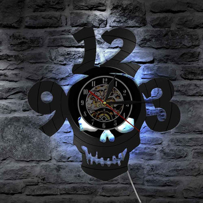 Large Skull Wall Clock | Skull Action