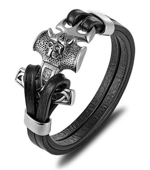 leather bracelet viking
