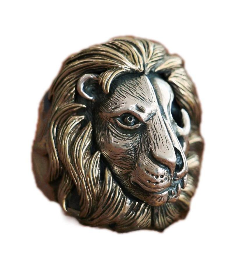 lion skull ring
