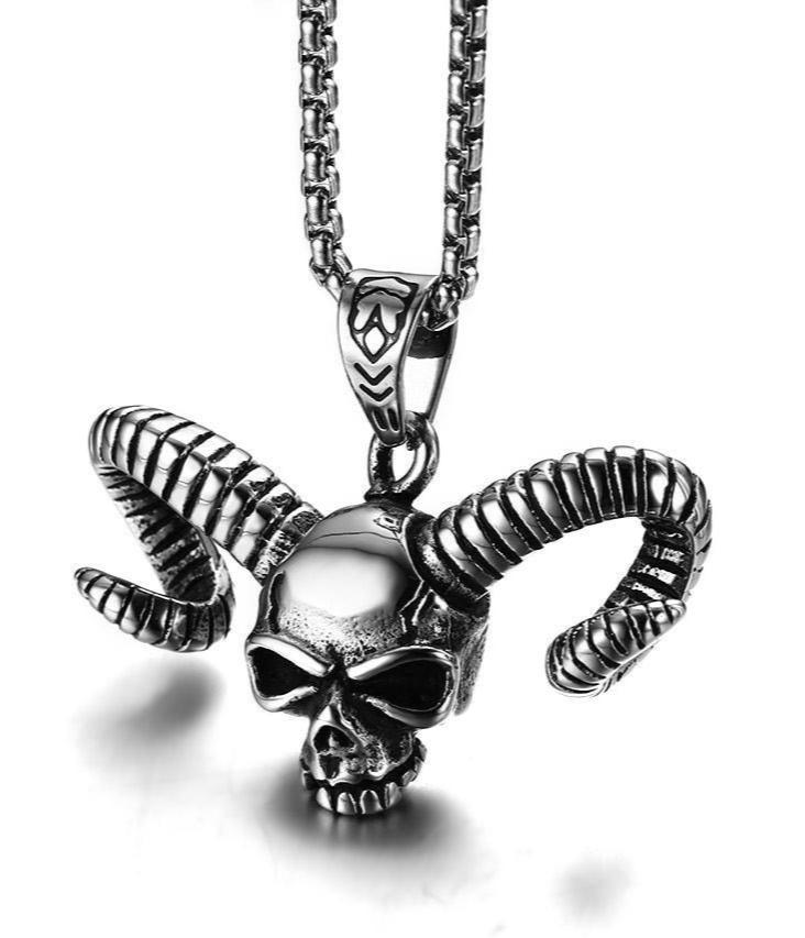 Longhorn Skull Necklace