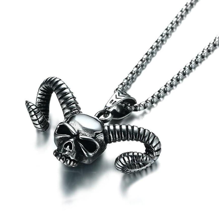 Longhorn Skull Necklace | Skull Action