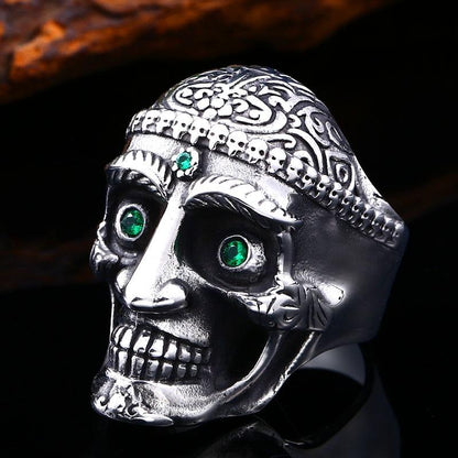 Mayan Skull Ring | Skull Action