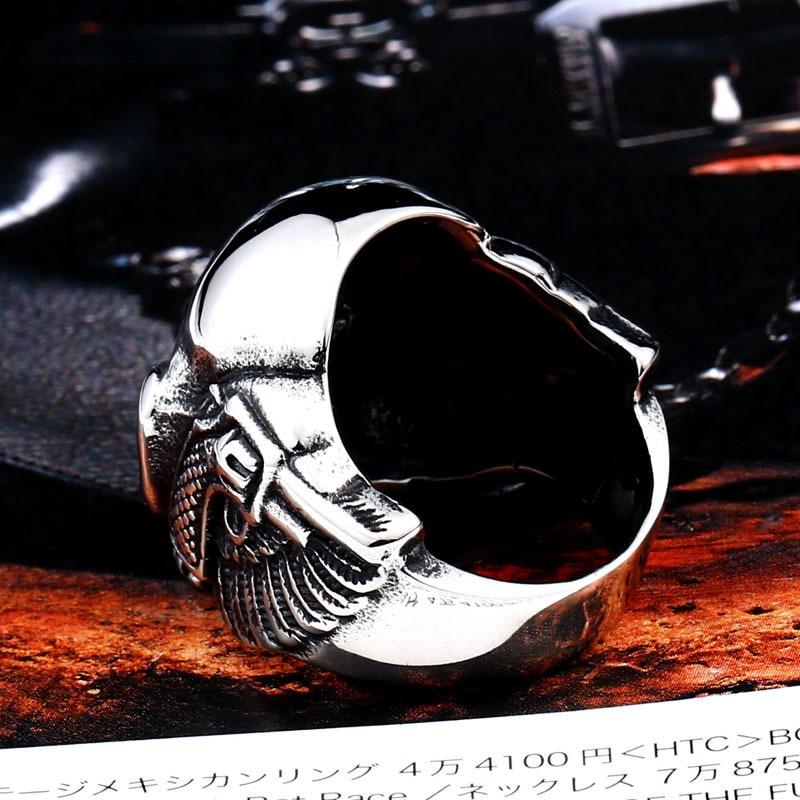 Mens Gangster Ring | Skull Action