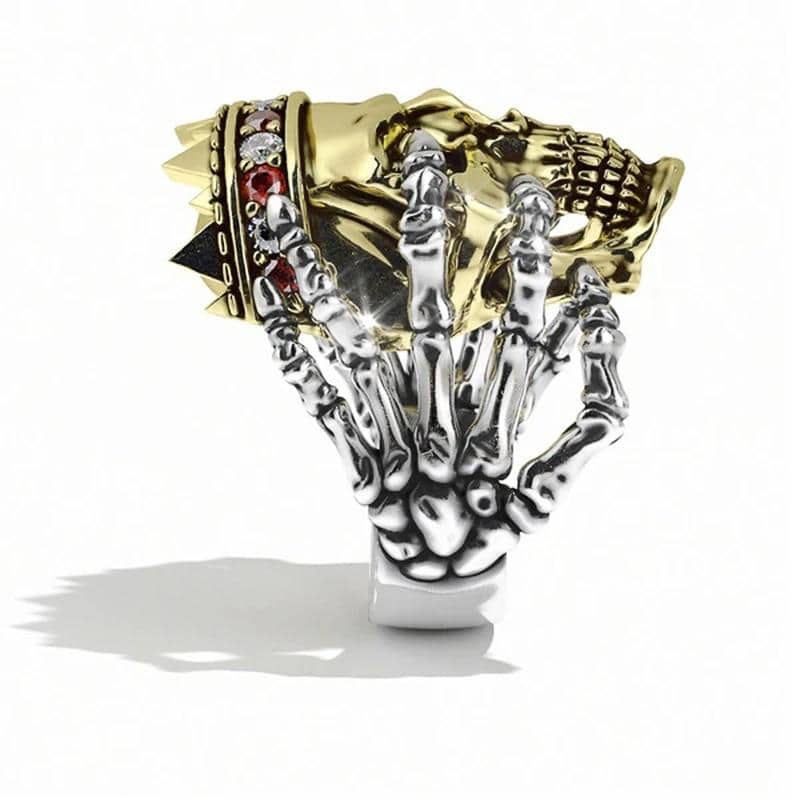 Mens King Skull Ring | Skull Action