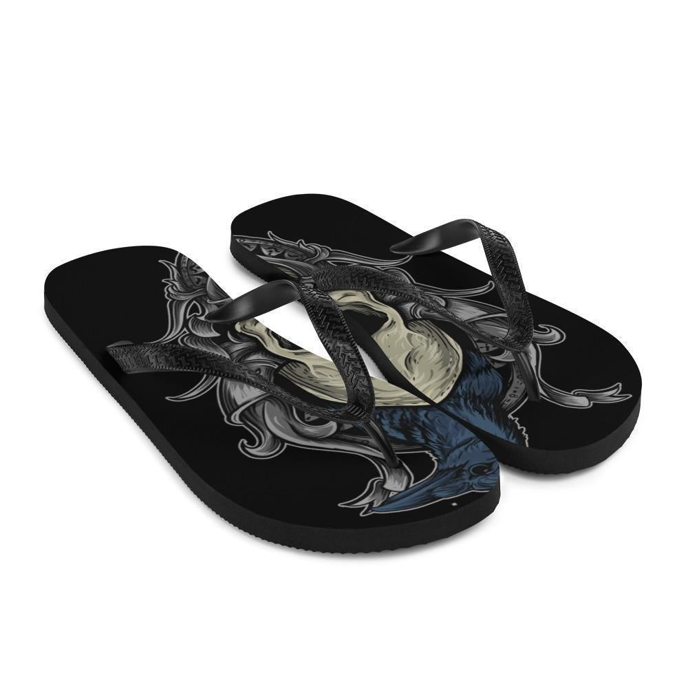 Skull flip best sale flops mens