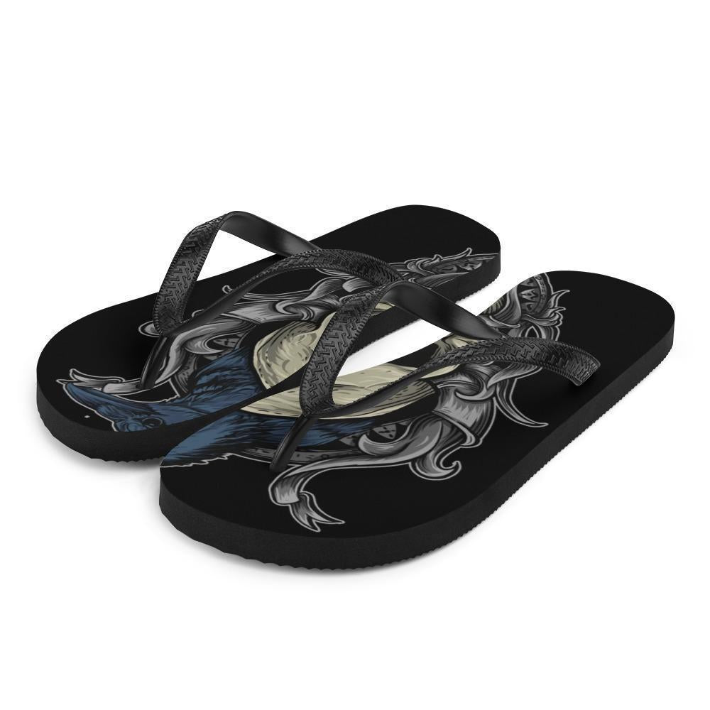 mens-skull-flip-flops-design