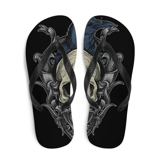 mens-skull-flip-flops