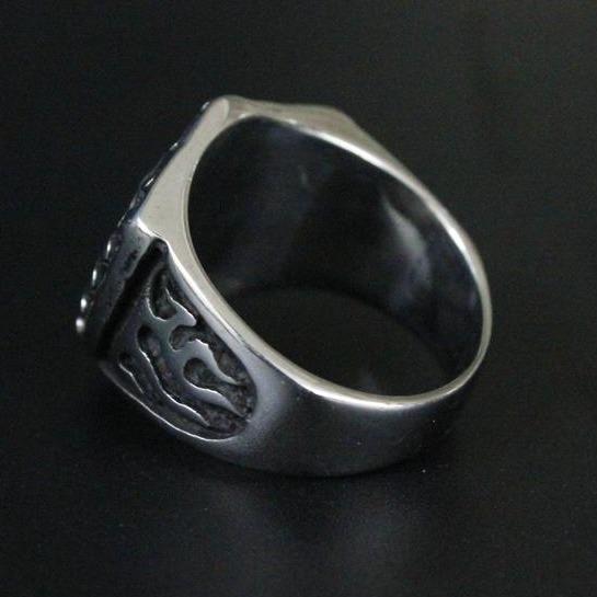 Mens Skull With Wings Ring | Skull Action