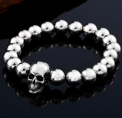 Mens Stainless Steel Skull Bracelets | Skull Action