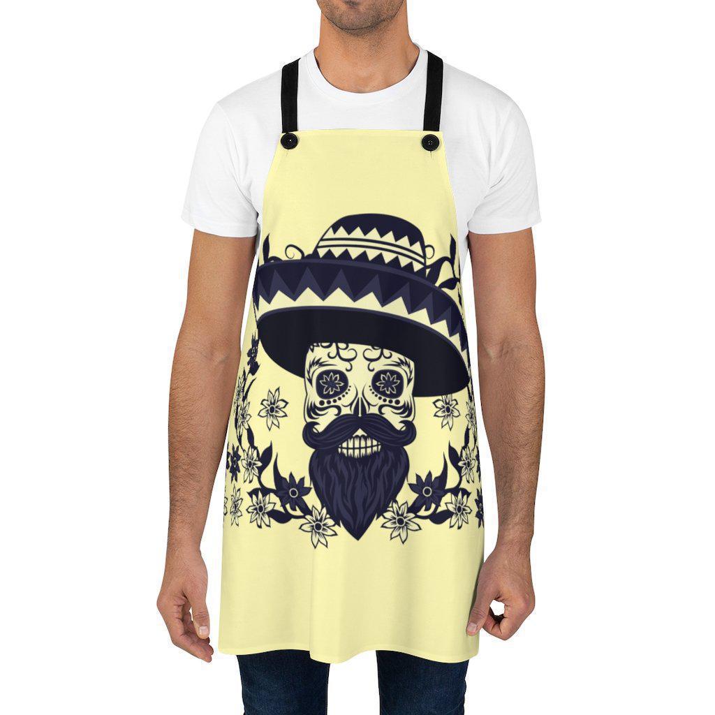 mexican-sugar-skull-apron-man