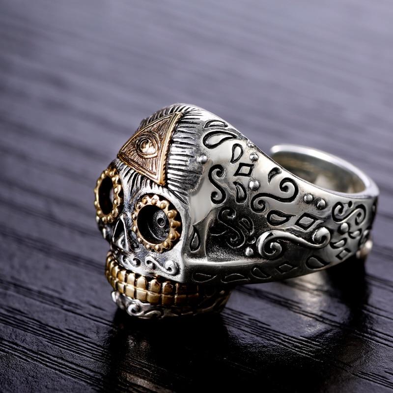 Mexican Sugar Skull Ring | Skull Action