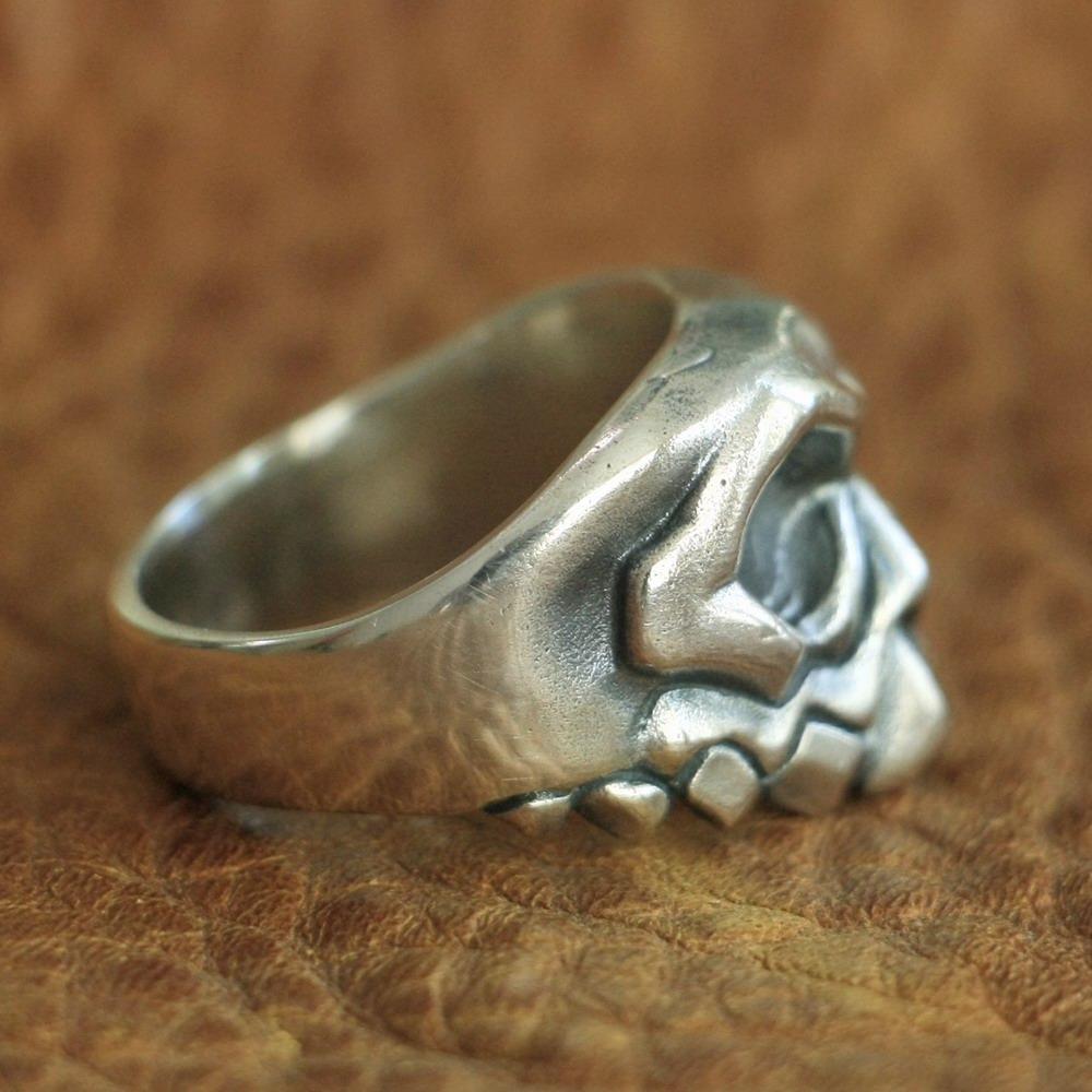 Monster Silver Rings | Skull Action