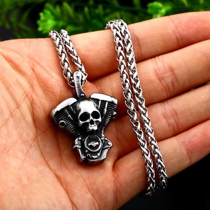 Motor Necklace | Skull Action