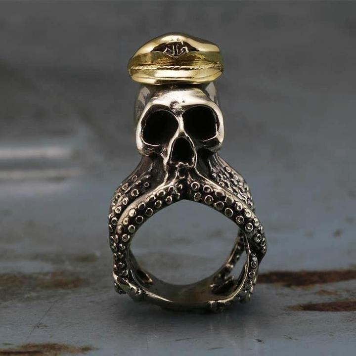 Octopus Skull Ring | Skull Action