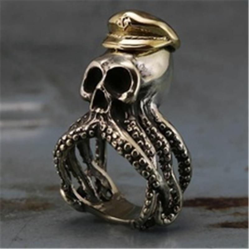 Octopus Skull Ring | Skull Action