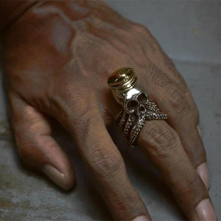 Octopus Skull Ring | Skull Action