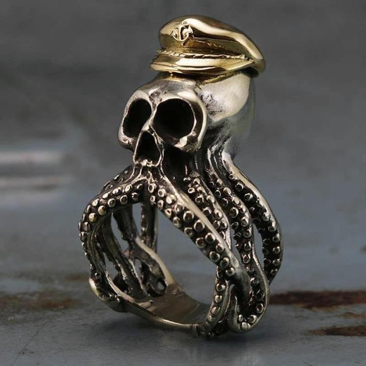 Octopus Skull Ring | Skull Action