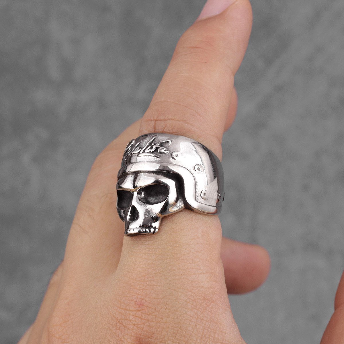 Outlaw Biker Ring | Skull Action