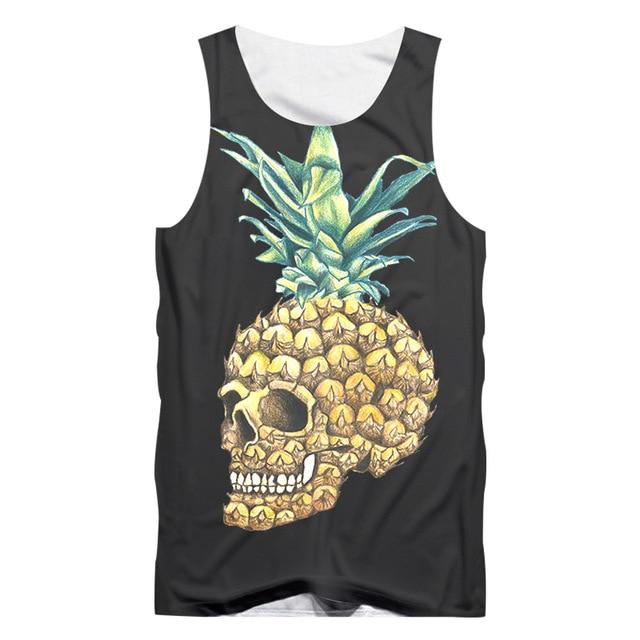Pineapple Skull Tank Top