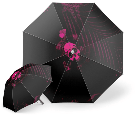 Pink Skull Umbrella