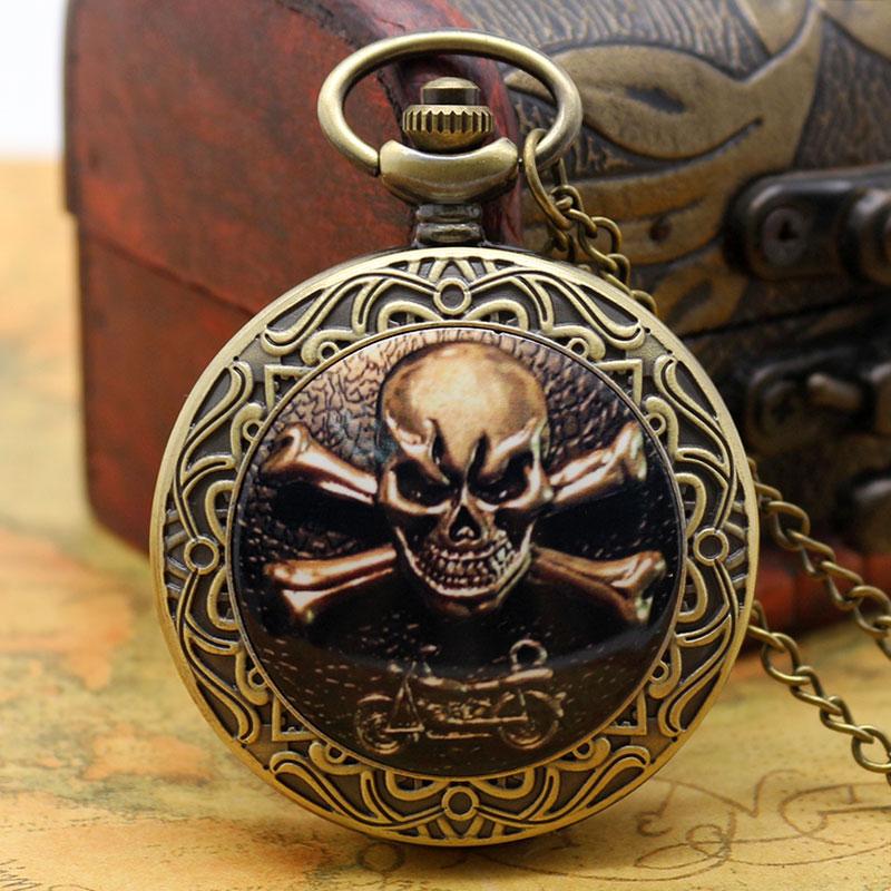 Orphun Steampunk Skeleton Pirate Watch Men Skull Hollow India | Ubuy