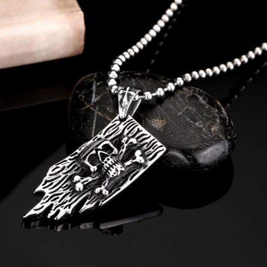 Pirate Skull And Crossbones Necklace | Skull Action