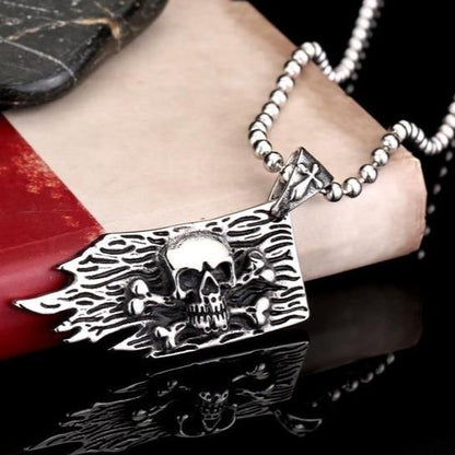 Pirate Skull And Crossbones Necklace | Skull Action