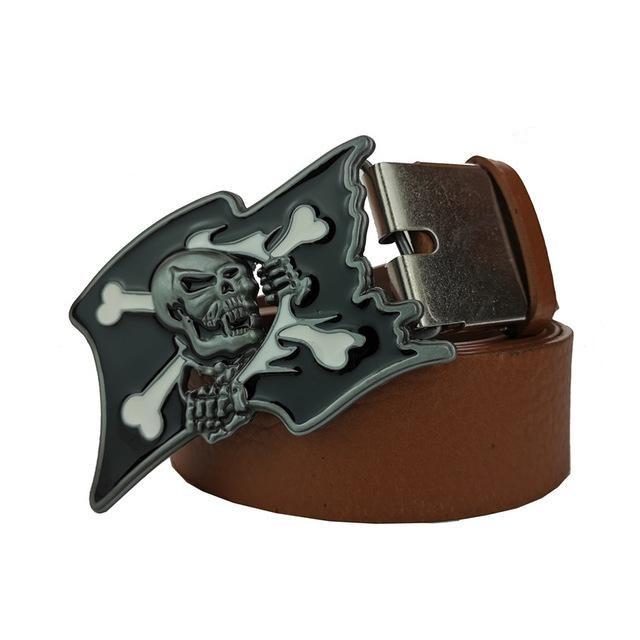 Pirate Skull Belt Buckle | Skull Action