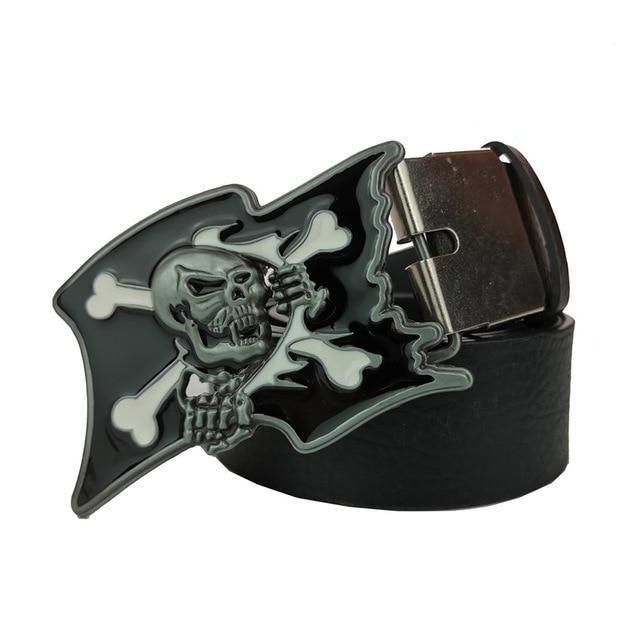 Pirate Skull Belt Buckle | Skull Action