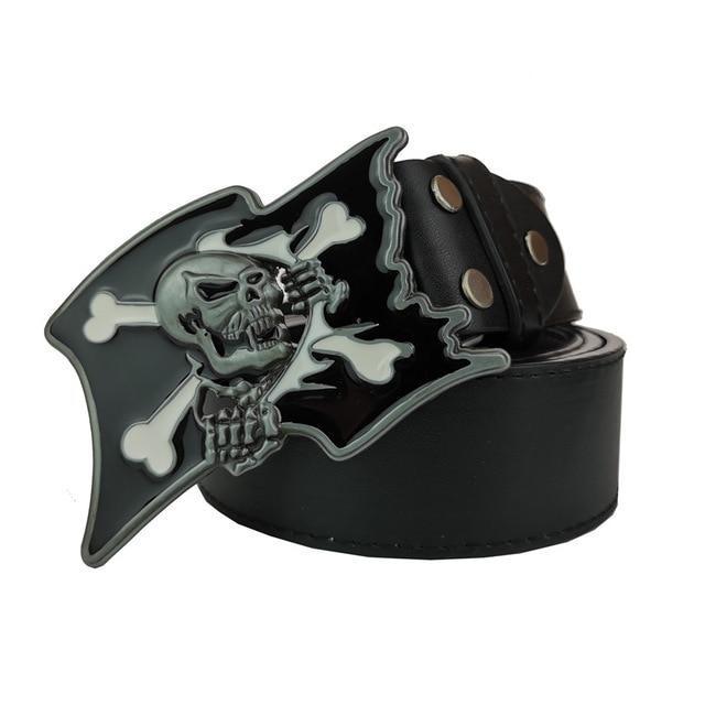 Pirate Skull Belt Buckle | Skull Action