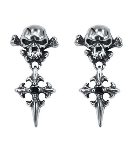 Pirate Skull Earrings