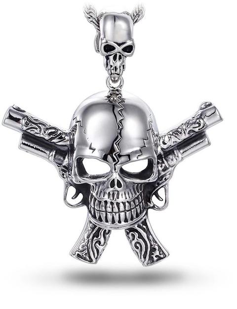pirate skull necklace