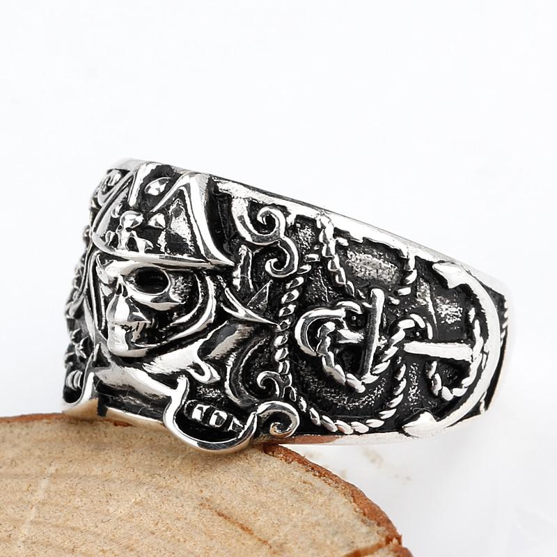 Pirate Skull Silver Ring | Skull Action