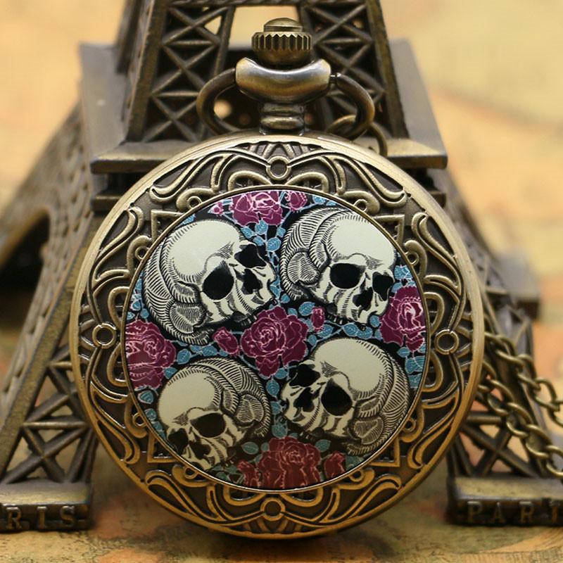 Pocket Watch Skull And Rose Tattoo | Skull Action