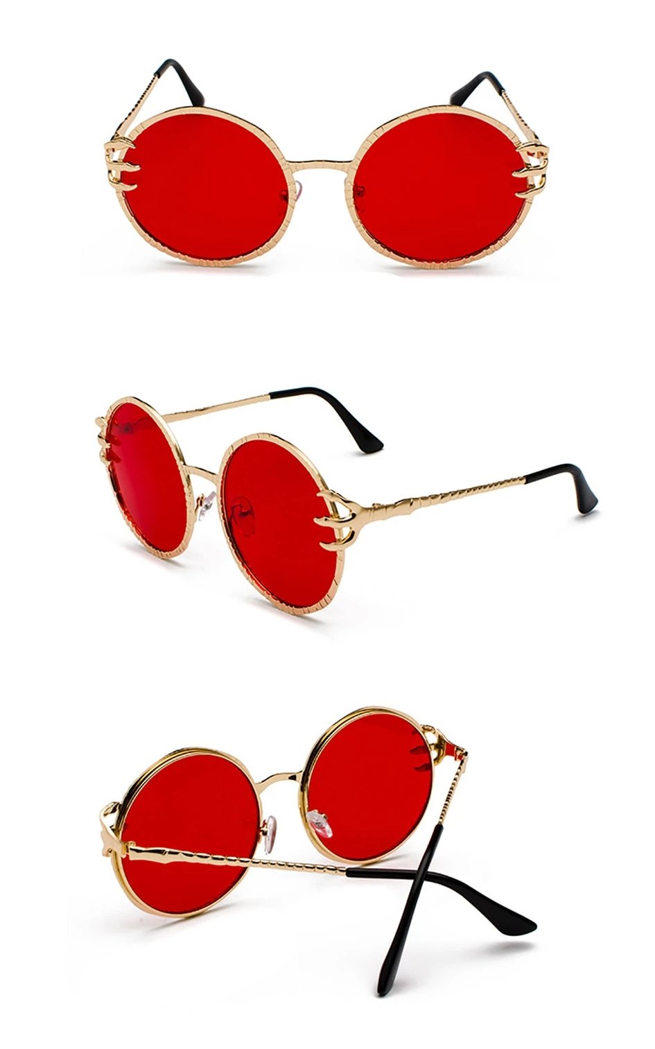 Sun Glasses Women Fashion 2022 | Metal Frame Sunglasses Women - Retro Round  - Aliexpress