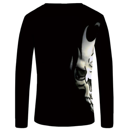 Side Skull <br> Long Sleeve Shirt