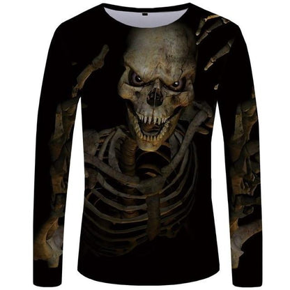 Skull and Crossbones Long Sleeve Shirt