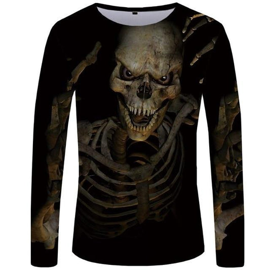 Skull and Crossbones Long Sleeve Shirt