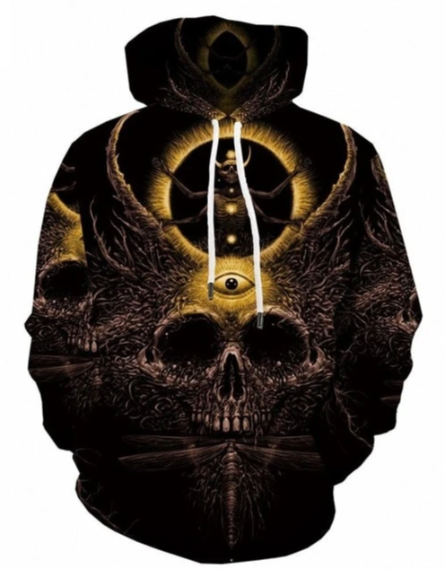 Demon Hunter Skull Hoodie