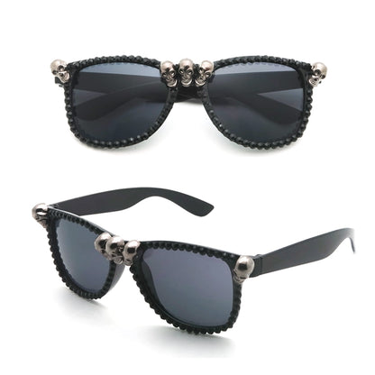 Fashion Skull Beads Sunglasses
