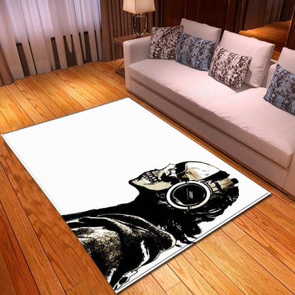 Music Skull Rug