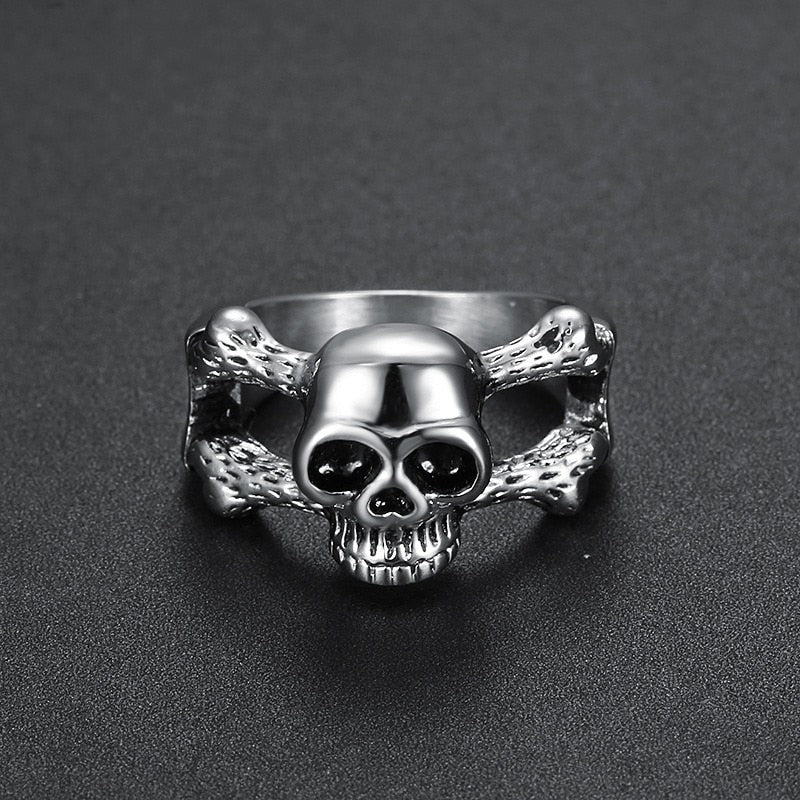 sparrow skull ring