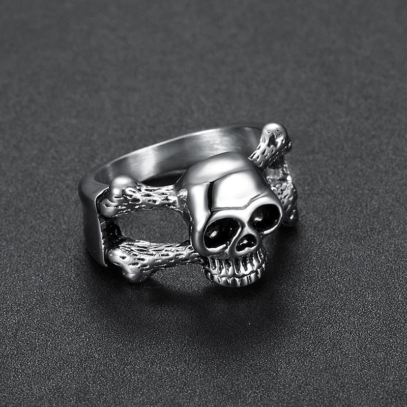 sparrow skull ring