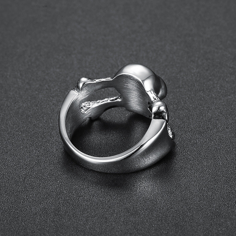 sparrow skull ring